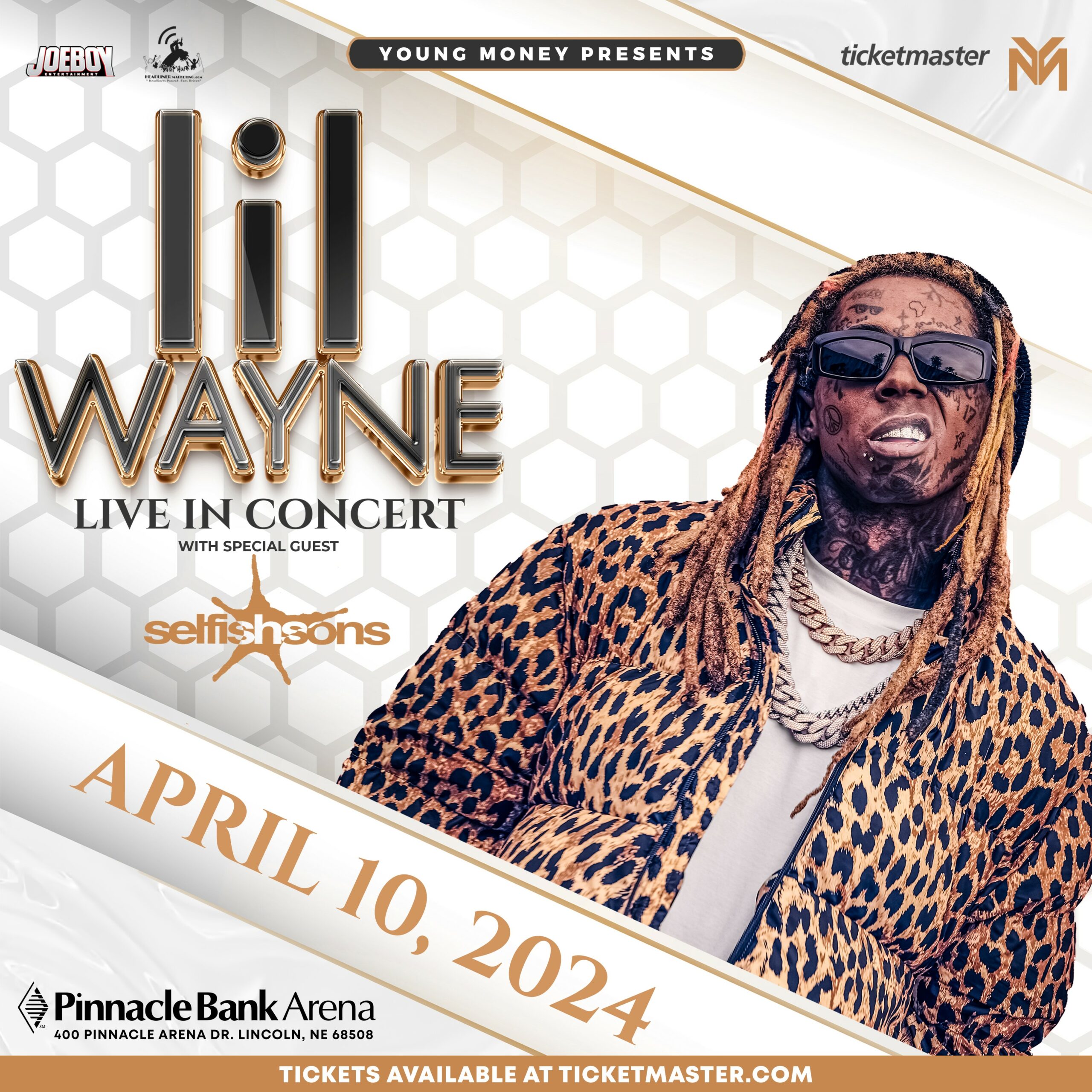 <h1 class="tribe-events-single-event-title">Lil Wayne with Selfish Sons @ PBA</h1>
